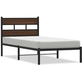  Okvir kreveta bez madraca s uzglavljem boja hrasta 90x200 cm | Eponuda.ba