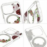 Clear Case Elite z MagSafe za iPhone 15 - rdeč | Shoptok.si