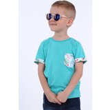 Fasardi Boys' T-shirt with pocket, mint | Shoptok.si