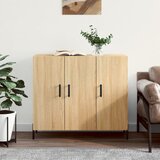 vidaXL Komoda boja hrasta sonome 90x34x80 cm od konstruiranog drva Cijene
