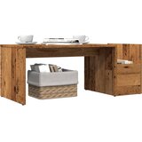  Stolić za kavu boja starog drva 90x45x35 cm konstruirano drvo | Eponuda.com