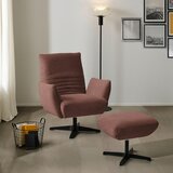 Dieter Knoll FOTELJ, rdečerjava tekstil | Shoptok.si