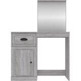  Toaletni stolić s ogledalom boja hrasta 90x50x132,5 cm drveni | shoptok.hr