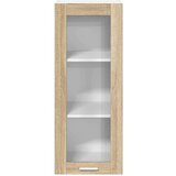 vidaXL Viseča omarica s polico Riga Sonoma hrast 40 x 31 x 100 cm | Shoptok.si