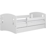 Classic Drveni dječji krevet 2 s ladicom - bijeli - 160*80cm | shoptok.hr