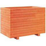 Vrtna sadilica voštano smeđe boje 70x40x49,5 cm od borovine | shoptok.hr