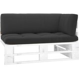  Kutna vrtna sofa od paleta od bijelo impregnirane borovine | shoptok.hr