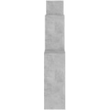  Kockaste zidne police siva boja betona 80 x 15 x 78,5 cm drvene | Eponuda.ba