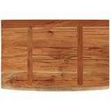 vidaXL Stenska polica 50x30x3,8 cm pravokotna akacija naraven rob | Shoptok.si