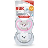 Nuk tolažilna duda - silikon18-36m, 2 kos/box Space Cene