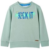  Dječja topla majica svijetla kaki 140 | shoptok.hr