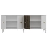 Hanah home komoda verry white walnut | ePonuda.com