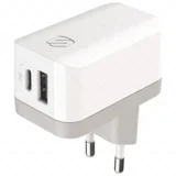 Scosche , PowerVolt PD32, dual port zidni punjač, 20W USB-C + 12W USB-A