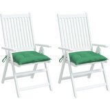  Jastuci za stolice 2 kom zeleni 40 x 40 x 7 cm tkanina Oxford | shoptok.hr