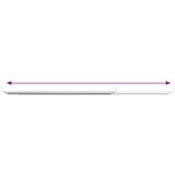  Karniše 2 kom bijelo-srebrne 60-105 cm aluminijske | shoptok.hr