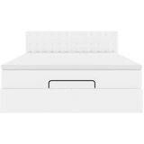 vidaXL otomanski okvir kreveta s madraca bijela 140x200cm umjetna koža | shoptok.hr