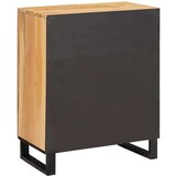  Strani šal Rjava 60 x 33,5 x 75 cm Masiven les manga, (5000113055) | Shoptok.si