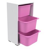 Hanah home višenamenska polica bronz 3D white pink | ePonuda.com