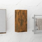 Furnova Stenska kopalniška omarica dimljeni hrast 32x20x67 cm, (21947119) | Shoptok.si