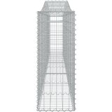  Lučne gabionske košare 25 kom 400x30x80/100cm pocinčano željezo | shoptok.hr