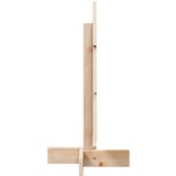 vidaXL Lesena novoletna jelka za okras 60 cm trdna borovina | Shoptok.si