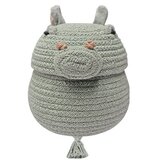 Lorena Canals Svijetlo plava tekstilna dječja kutija za pohranu ø 15x15 cm Mini Henry the Hippo – | shoptok.hr