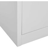 vidaXL ormarić s ključem svjetlosivi 90 x 45 x 92,5 cm čelični | shoptok.hr