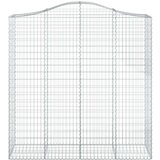  Lučne gabionske košare 3 kom 200x50x200/220cm pocinčano željezo | shoptok.hr