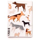  Bilježnica A5 od recikliranog papira Puckator Barks Dog crte 60L MEMO95 | shoptok.hr