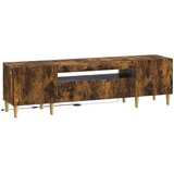 vidaXL LED TV kabinet DELFT 153 x 35 x 43 cm Dimljeni hrast - Dimljeni hrast | shoptok.hr