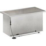  Vrtna posuda za sadnju s LED svjetlom 2 kom. Srebrna - Nehrđajući čelik 30 x 60 x 30 cm 2 | shoptok.hr