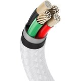  USB kabel za Lightning Baseus Cafule 2.4A 1m (bijeli) | shoptok.hr