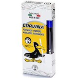 Carioca Corvina Permanent Tanki alkoholni flomaster modri 1mm - | Shoptok.si
