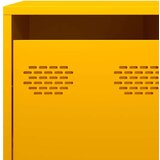 vidaXL Komoda gorčično rumena 135x39x73,5 cm hladno valjano jeklo | Shoptok.si