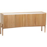 Woodman Nizka komoda v hrastovem dekorju v naravni barvi 177x42 cm Bottrup – | Shoptok.si