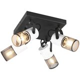 Tri O Crno-bijeli reflektor ø 9 cm Tosh – Cijene