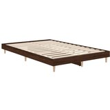  Posteljni okvir rjav hrast 120x190 cm inženirski les | Shoptok.si