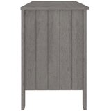 Radni stol HAMAR svjetlosivi 113 x 50 x 75 cm masivna borovina | shoptok.hr