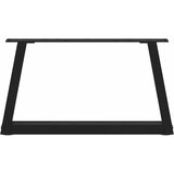  Noge za klub stolić V-oblika 2 kom Crne 60 x (30-31,3) cm Čelik | shoptok.hr