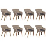  Jedilna garnitura 9-delna rjava | Shoptok.si