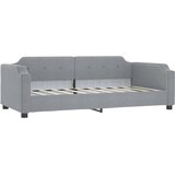  Dnevni krevet svjetlosivi 100 x 200 cm od tkanine | shoptok.hr
