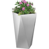  Sadilica 2 pcs Srebrno 40 x 40 x 75 cm Cinkani čelik | shoptok.hr