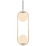 Squid Lighting Viseča svetilka v zlati barvi s steklenim senčilom ø 20 cm Arch – | Shoptok.si