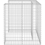  Gabionski zid za kantu od pocinčanog čelika 110 x 100 x 110 cm | shoptok.hr
