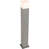 QAZQA Moderna stoječa zunanja svetilka siva 70 cm IP44 - Danska | Shoptok.si