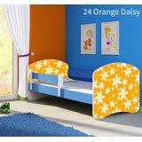  Dječji krevet ACMA s motivom, bočna plava 180x80 cm 24 Orange Daisy | shoptok.hr
