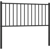  Metalno zamjensko uzglavlje crno 100 cm | shoptok.hr