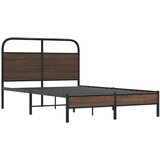 vidaXL Okvir kreveta bez madraca smeđa boja hrasta 120x200 cm drveni | shoptok.hr