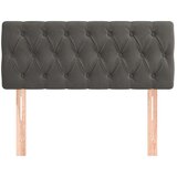 vidaXL Posteljno vzglavje temno sivo 100x7x78/88 cm žamet | Shoptok.si