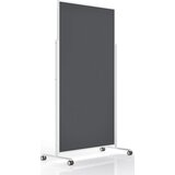 magnetoplan elegantna tabla za moderiranje variopin, format table 1800 x 1000 mm, klobučevina, sive barve | Shoptok.si